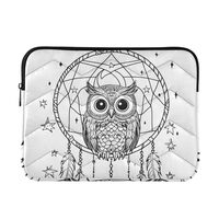 Qumton Dreamcatcher Owl (7) Laptop Sleeve 13 inch, Protective Laptop Case Briefcase Notebook Cover C