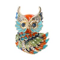 Owl Brooch Pins for Women, Blue Eyes Owl Brooch Pin, Cute Owl Animal Brooch Lapel Pin, Bohemian Owl 