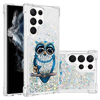 MEMAXELUS Case for Samsung Galaxy S25 Ultra, Glitter Cute Bling Sparkly Flowing Liquid Quicksand Cov
