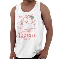 Tootsie Roll Pop Mr Owl Aloha Hawaii Tank Top T Shirts Men Women White