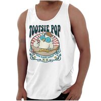 Tootsie Pop Mr Owl Spring Flowers Tank Top T Shirts Men Women