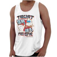 Tootsie Pop Mr Owl Kanji Trust No One Tank Top T Shirts Men Women White