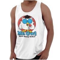 Tootsie Pop Mr Owl How Many Licks Tank Top T Shirts Men Women White