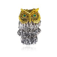 YRMLYMOP Owl Brooch Brooch Pin Animal Brooch Women And Men Retro Personality Owl Wearing Brooch Owl 