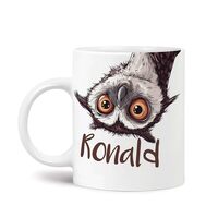 Owl Mug 11oz 15oz, Customized Coffee Cup For Bird Lovers, Funny Owl Ceramic Mug, Personalized Name A