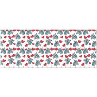 susiyo 3 Rolls Owls and Hearts for Valentines Day Gift Wrapping Paper Perfect for Wedding, Baby Show