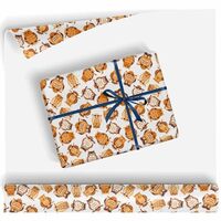 Brown Owls Pattern Gift Wrapping Paper Rolls Birthday Wrapping Paper Roll - Mini Roll - 58 Inch X 23