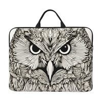 Owls Birds Print Laptop Sleeve,Laptop Case with Handle,14 Inch Fashion Laptop Case Bag,Travel Comput