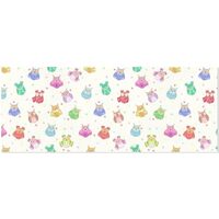 susiyo 3 Rolls Cute Owl Pattern Gift Wrapping Paper Perfect for Wedding, Baby Shower, Valentine'