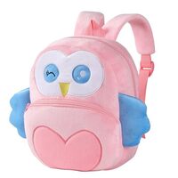 MICHLEY Toddler Backpack Plush Animal SchoolBag Cartoon Girls Travel Bag Mini Baby Daypack for Kids 