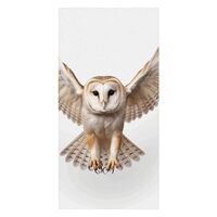 FZMTLDS A Barn Owl Bath Towel Lighteweight Bathroom Towels Super Soft Hand Towels Highly Absorbent F