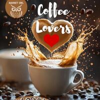 The Market Owl: "Coffee Lovers": A Relaxing Coloring Book for Adults