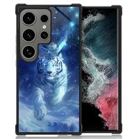 WANKBLC for Samsung Galaxy S24 Ultra Case, Dream Fly Tiger Owl Crazy Pattern Shockproof Protective f