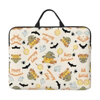 Halloween Pumpkin And Owl Print Laptop Bag 14in Laptop Case Laptop Sleeves For Daily Travel Business