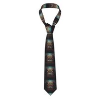 Elevate Your Style with HYTTER Night Owl Prints Men's Necktie - Premium Quality Polyester Fiber