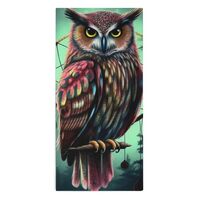 LMNGH Owl Towel,Bath Towels Extra Smooth Towel Viscose 28.7"X13.8" Highly Absorbent Odor R