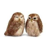 Wizardi Felting Kit - Little Owl KTS-LittleOwlSmallNeedleFeltKit The Makerss