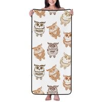 DXITROMI Cotton Bath Towels for Bathroom - Microfiber Towels for Body Bath Sheets, Simple Cute Owls 