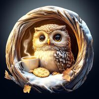 Wooden Puzzles for Adults, 100 Pieces Cave Owl Puzzles, Flat Puzzle with 3D Visual Effect, Birthday 