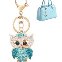 Liobelon Owl Keychains Cute Keychains for Women Purse Charms Car Keys Bag Wallet Backpack Charms for