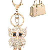 Liobelon Owl Keychains Cute Keychains for Women Purse Charms Car Keys Bag Wallet Backpack Charms for