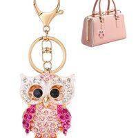 Liobelon Owl Keychains Cute Keychains for Women Purse Charms Car Keys Bag Wallet Backpack Charms for
