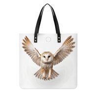 A Barn Owl Leather Handbags Crossbody Bags for Women Trendy Vegan Purses Shoulder Handbags with Wide