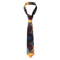 YYHHAOFA Wise Owl Prints Men's Necktie - Stylish and Durable Polyester Tie for Business and Spe