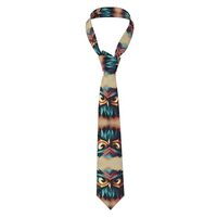 Elevate Your Style with HYTTER Peaks Owl Prints Men's Necktie - Premium Quality Polyester Fiber