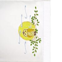 Design Works Crafts Inc. Owls Stamped for Embroidery Pillowcases - Set of 2