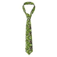 NNSOOD Owl tree branch Prints Men's Necktie - Stylish and Durable Polyester Tie for Business, D