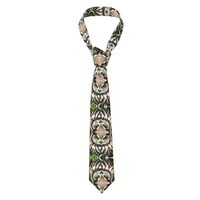 NNSOOD Owl Beliefs Prints Men's Necktie - Stylish and Durable Polyester Tie for Business, Daily