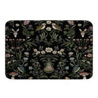 Erosebridal Mushroom Bath Mat Cartoon Rabbit Owl Doormats Floor Mats Mushrooms Animal Leaf Flowers B