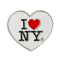 Artisan Owl I Love New York Heart Souvenir Lapel Pin - Elegant New York-Themed Pin, Perfect for Coll