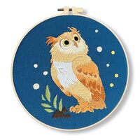 ogdoad Punch Needle Kits for Adults Beginners, Cute Owl Punch Needle Kit Beginner Needle Punch Kits 