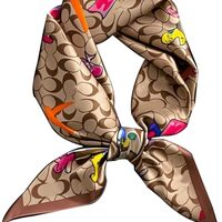 Clysoru Scarfs For Women Vibrant Colors Scarves Lightweight And Silky Square Scarf 27.5 * 27.5 in (B
