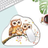 Bxgolkgd Mouse Pad,11.8x9.4 Inch Irregular Mouse Pad with Stitched Edges and Non-Slip Rubber Base,Du