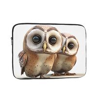 Funny Owl Laptop Sleeve 10 inch Shockproof Protective Computer Carrying Cover Water Resistant Comput