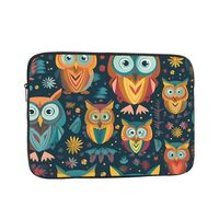 WHJSHOP owl Beliefs Picture Laptop Case - Shockproof Portable Laptop Sleeve Bag for Men and Women Bu