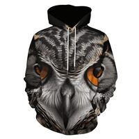 MNVTSKOP Oversize Hoodies For Men Owl Eyes Women Sweatshirts Fashion Pullover Hoodies 4XL