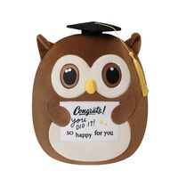 Finebee Graduation Owl Stuffed Animals, Cute Owl Plush Graduation Gifts with Grad Cap Inspirational 