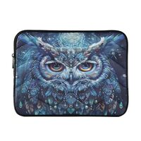 ALAZA Boho Owl Blue Laptop Sleeve Bag Waterproof Protective Notebook Case, 15.6 Inch