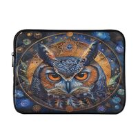 ALAZA Boho Astrology Owl Laptop Sleeve Bag Waterproof Protective Notebook Case, 15.6 Inch