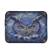 ALAZA Starry Owl Mandala Laptop Sleeve Bag Waterproof Protective Notebook Case, 15.6 Inch