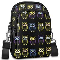 FyLybois Owl Crossbody Purse Small Crossbody Bags for Women Stylish Phone Bag Waterproof Wallet with