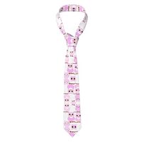 YYHWHJDE Cute owl Prints Men's Necktie - Quality Polyester Fiber Tie for Business, Daily Life, 