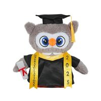 Ksidzas Graduation Stuffed Animal, 2025 Owl Stuffed Animal 11 Inch with Hat Tassel Diploma, Graduati