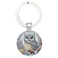 Cute Owl Keychain - Uni-que Novelty Decorative Bird Keychain | Owl Key Ring Home Car Keys Holder | N