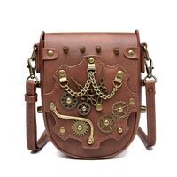 Gothic Owl Crossbody Bag Renaissance Accessories Shoulder Bag Steampunk Belt Pouch Women Cute Cell P