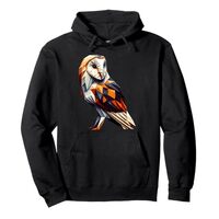 Origami Art Barn Owl Owls Pullover Hoodie